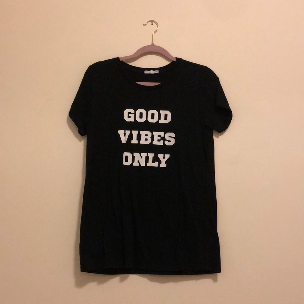black tee